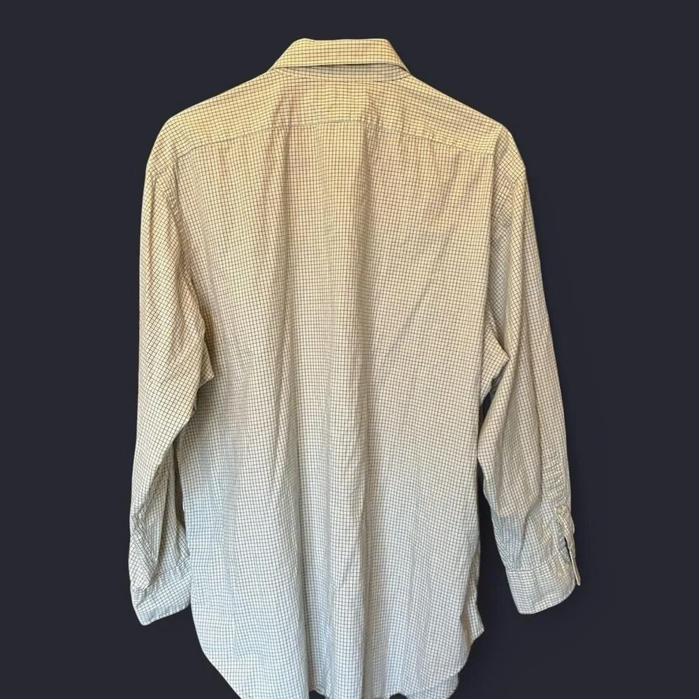 Polo Ralph Lauren Andrew Button-Down Shirt – Yellow & Blue Check – Size 17 32/33